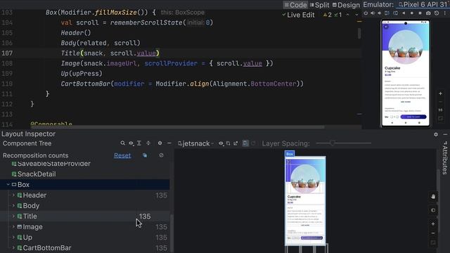 Jetpack Compose: Debugging recomposition смотреть онлайн