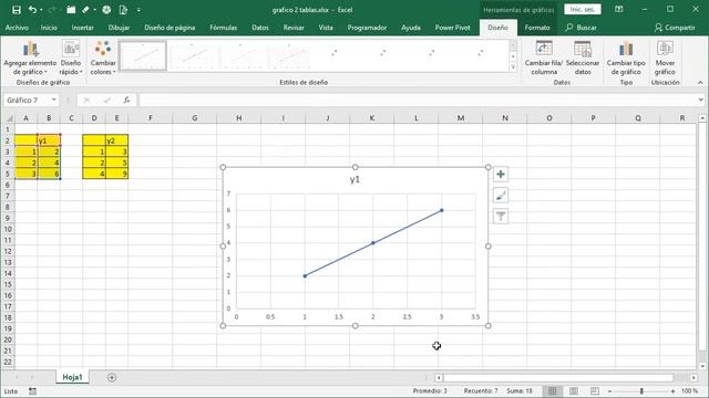 hacer gráfico desde 2 tablas separadas en Excel смотреть онлайн