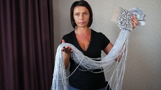 Как правильно ПОВЕСИТЬ нитяные ШТОРЫ на карниз и не запутать, шторы нити со стеклярусом смотреть онлайн