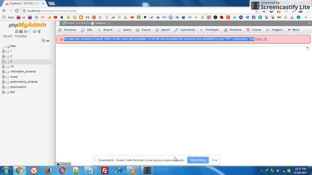 File Size Limit in Wamp Increase phpMyAdmin Import смотреть онлайн