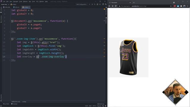Как сделать картинку с эффектом лупы при наведении. Zoom image on hover смотреть онлайн