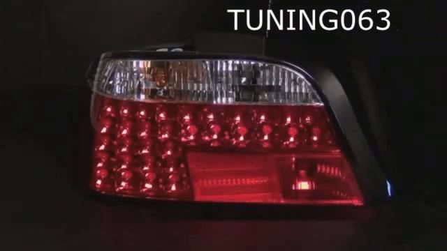 Задние фонари BMW E38 '95-02, светодиодные, тонированный хром смотреть онлайн