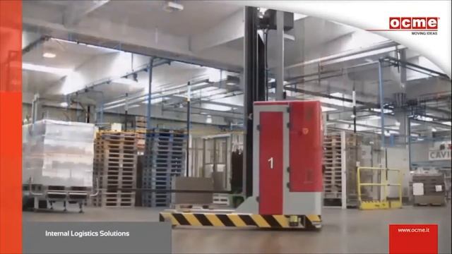 Автоматический складской беспилотный LGV робот-погрузчик