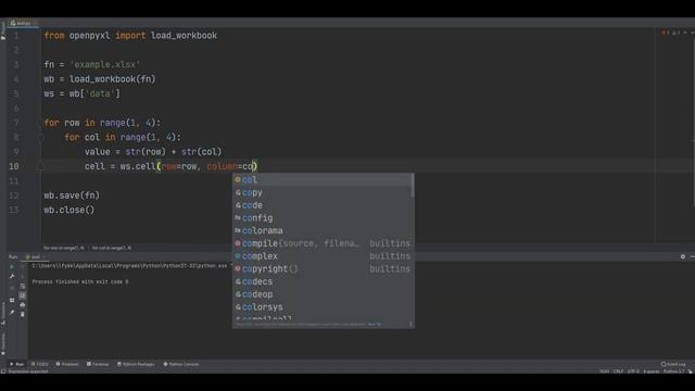 Добавление данных в excel таблицу с помощью python смотреть онлайн