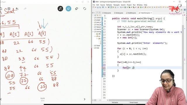 Selection Sort (Concept +Java Code) | Time Complexity | Examples | Data Structures #52 смотреть онлайн