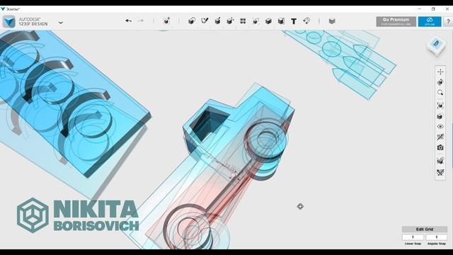 123D Design #5. Вытягивание - примеры