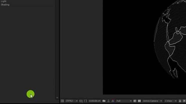 Digital Earth Tutorial In After Effects - After Effects Tutorial - No Plugins