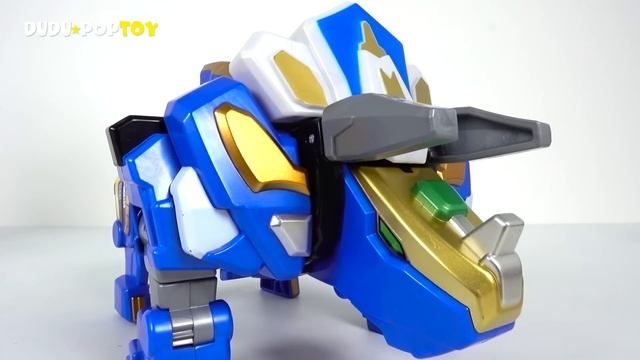 Dinosaur transform DinoCore Evolution secret train Treon and Infinite Tuner appeared! - DuDuPopTOY смотреть онлайн
