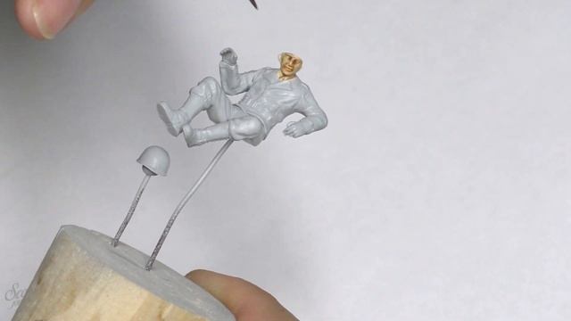 Как покрасить лицо на фигурке. Простой способ для начинающих смотреть онлайн
