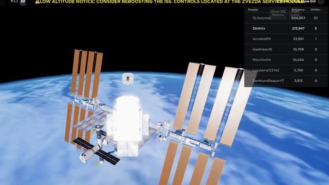 Roblox Space Sailors International Space Station (ISS) Orbiting Earth 7 hours Time-Lapse смотреть онлайн