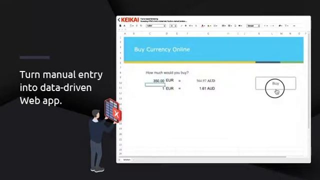 Keikai Turns Manual Excel Data Entry into Automated Workflow смотреть онлайн