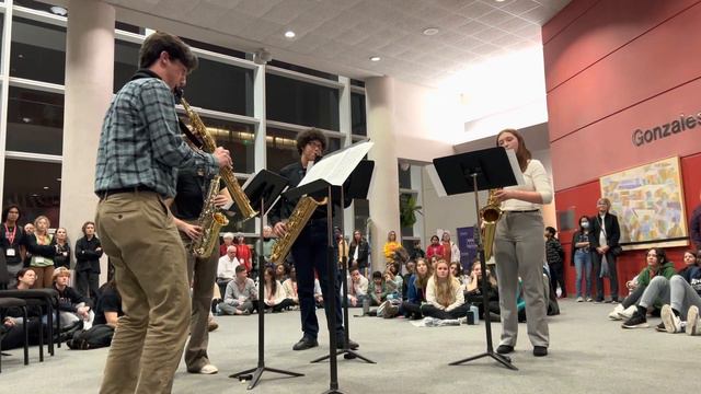 2023 USC Band Clinic Honor Saxophone Quartet смотреть онлайн