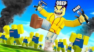 СТАЛ САМЫМ БОЛЬШИМ ГИГАНТОМ В МИРЕ! СИМУЛЯТОР ГИГАНТА В ROBLOX