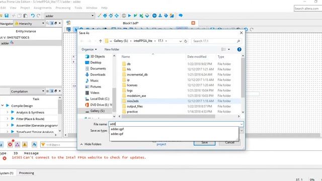 Quartus17-Creating Project-Full Adder- Schematics-Simulation смотреть онлайн