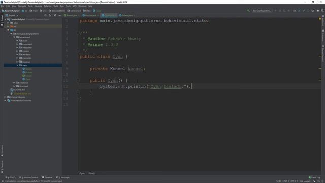 State Design Pattern (Durum Tasarım Kalıbı) смотреть онлайн