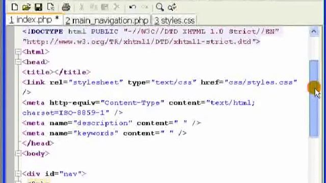 PHP - Includes and navigation - 1 смотреть онлайн