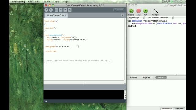 Arduino to Photoshop: Part 2 - Passing values from Processing to AppleScript смотреть онлайн