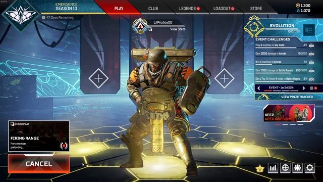 Can't get in the Firing Range (Apex Legends) Error: Club Operation 0 Failed 1001 смотреть онлайн