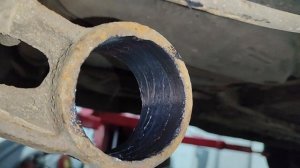 Opel Zafira B, замена задних сайлентблоков.