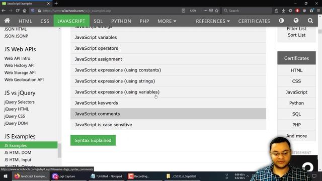 Web Programming: JavaScript Basics شرح بالعربي смотреть онлайн