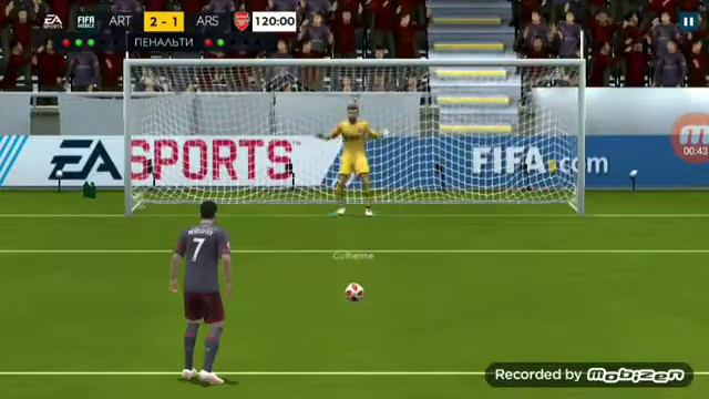 Серия пенальти в FIFA MCBILE под музыку #12 смотреть онлайн