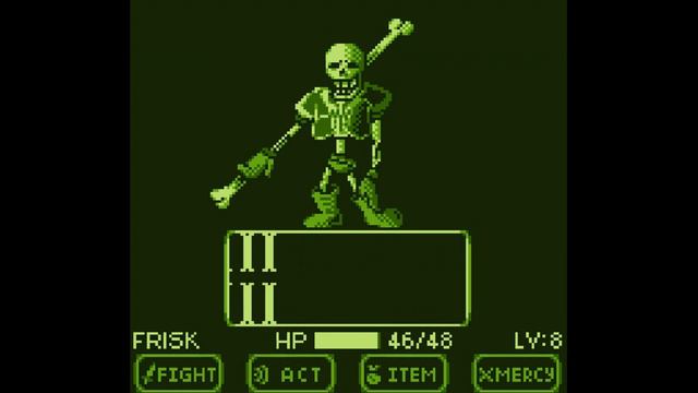 Undertale Gameboy Неверующий Папирус : Фан-игра Андертейл смотреть онлайн