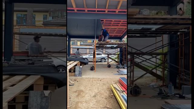 Отделка потолка фальцем смотреть онлайн