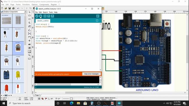 How to check the analog input voltage in the serial monitor using Arduino. смотреть онлайн