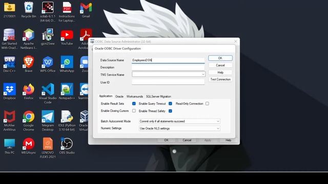 How to set up ODBC 32 bit for Oracle 10G XE(Express Edition) смотреть онлайн