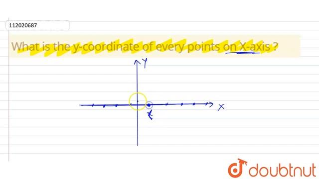 What is the y-coordinate of every points on X-axis ? смотреть онлайн