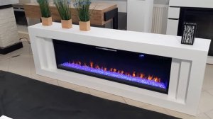 Линейный электрокамин ЛУНГО в современном стиле