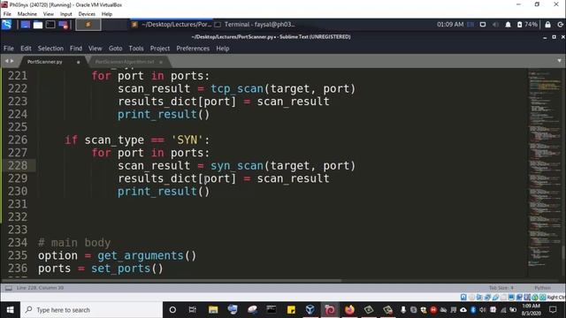 Malicious Python 3 Programming: Port Scanner -- Specify Scan Type смотреть онлайн