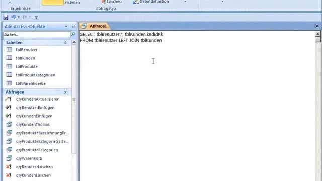 DB06UE15 Datenbanken mit MS Access LE06 Relationales Modell 3:SQL Teil15 LEFT OUTER JOIN смотреть онлайн