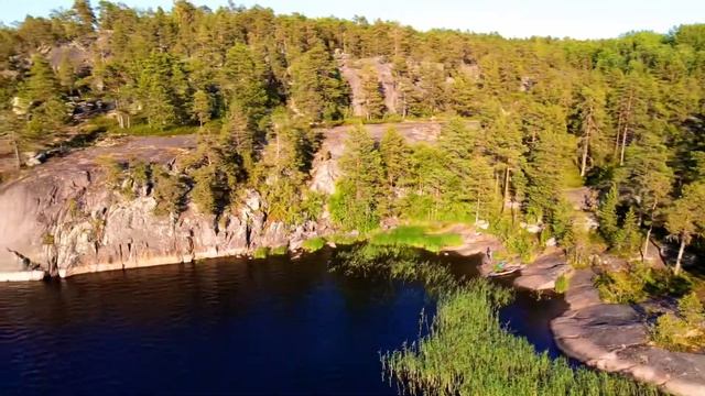 Ладожские Шхеры о. Койонсаари на каноэ смотреть онлайн