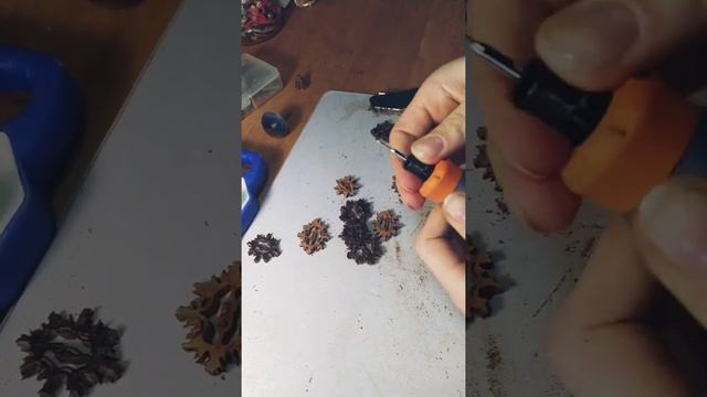 Серьги из маньчжурского ореха своими руками. DIY смотреть онлайн