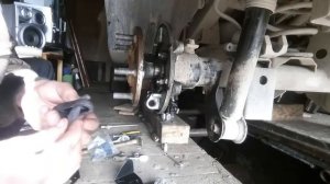 Замена колодок ручника Ssang Yong Kyron II