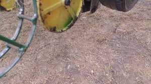 Самодельная сеялка.No-till с ноля.Первый посев в дворе