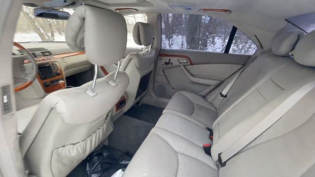 W220 S500 обзор салона