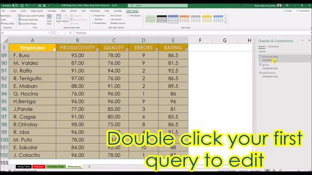 How to Merge Two or More Excel Tables with Power Query смотреть онлайн