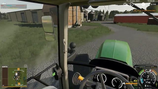 Farming Simulator 19 №1 | Сбор Урожая | Укос Травы Прохождения карты —Ферма Одинокого Дуба 19 смотреть онлайн
