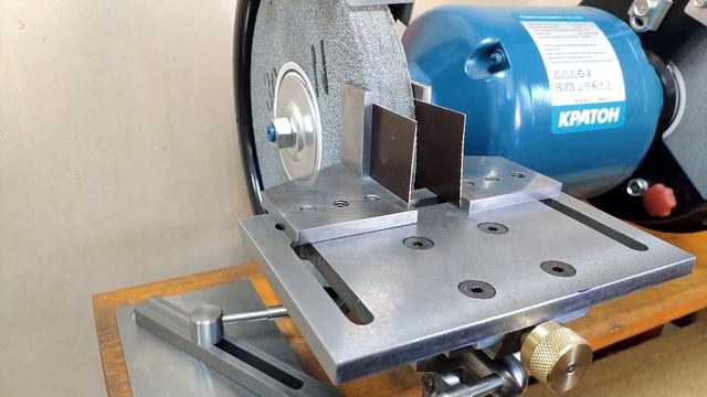 Дополнительные приспособления к подручнику для наждака. Приспособление для заточки ножей. смотреть онлайн