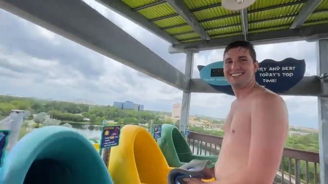 My First Time At Aquatica | STUCK On A Waterslide | SeaWorld's Water Park!