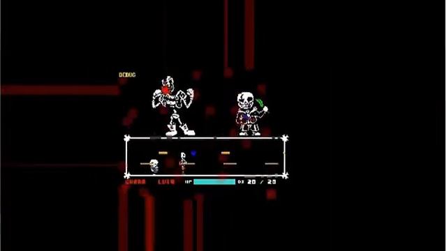 (Debug, Demo) Undertale Disbelief Papyrus Brutal Mode Phase 1-4 смотреть онлайн