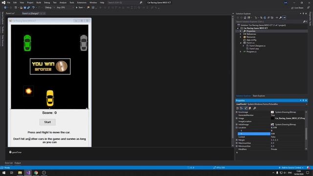 How to make a top down car racing game in windows form with C# смотреть онлайн