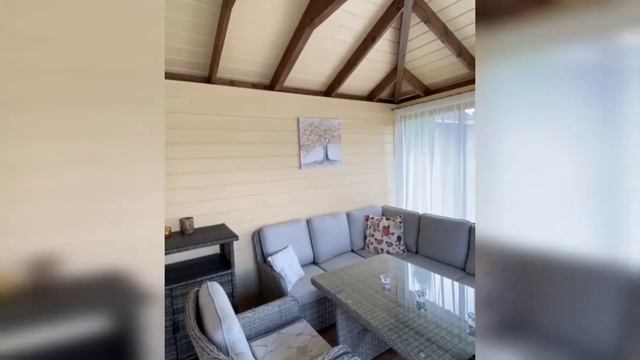 Обзор панорамной бесдки 4х6 м.