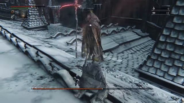 Defeating Martyr Logarius (Forsaken Cainhurst Castle boss) (Bloodborne) смотреть онлайн