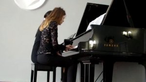 С.Рахманинов -"Русская песня"для фортепиано в 4 руки