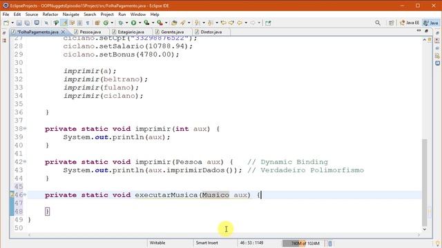 OOP Nuggets 15 - HERANÇA MÚLTIPLA em JAVA com INTERFACES смотреть онлайн