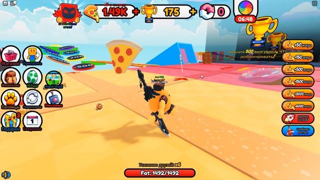 РОБЛОКС НО КАЖДУЮ СЕКУНДУ МЫ ПОЛУЧАЕМ +1 ЖИР | ROBLOX Fat Simulator смотреть онлайн