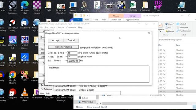VOACAP Area Map Tool (Windows/PC Program) смотреть онлайн